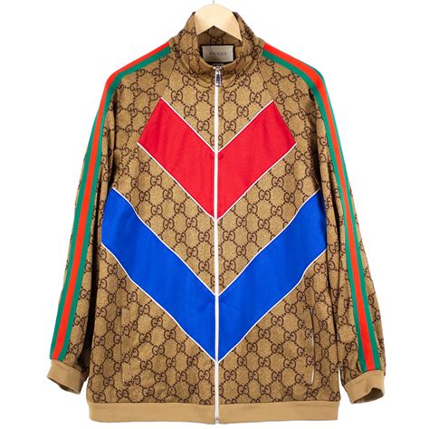 gucci テクニカルジャージ 青|Technical jersey zip jacket with Web .